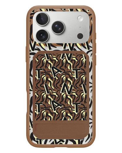 iPhone Magnetic Multifold Wallet - Tiger Monogram 3.0