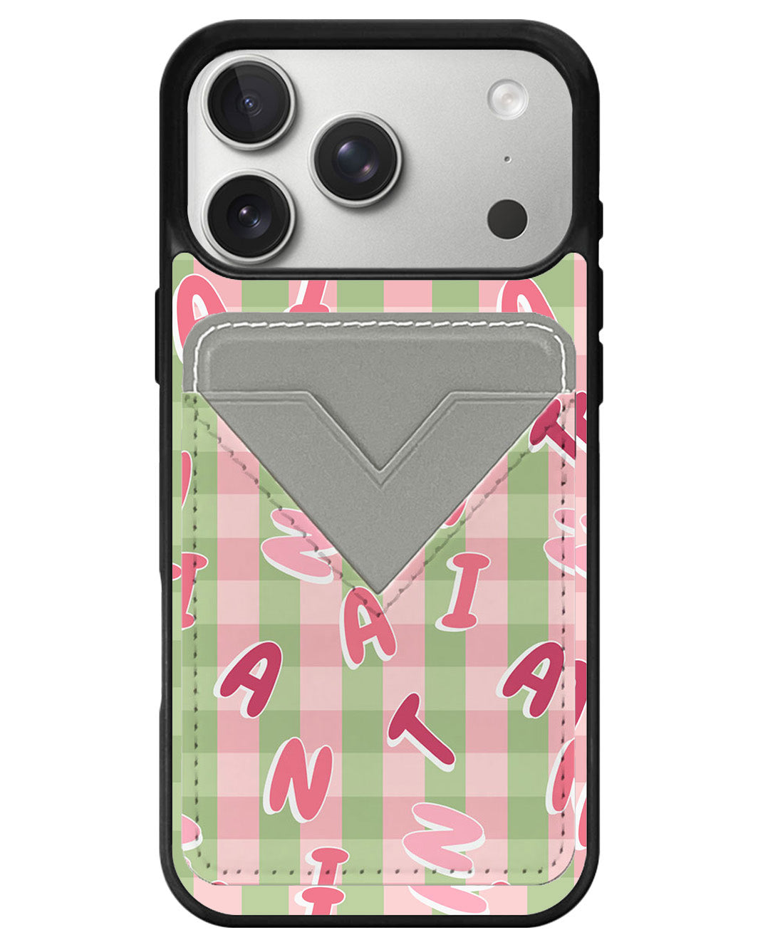 iPhone Avant Wallet Case - Checkered Monogram 4.0