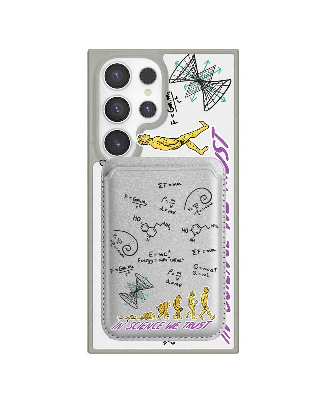 Android Magnetic Wallet Case - Science 1.0