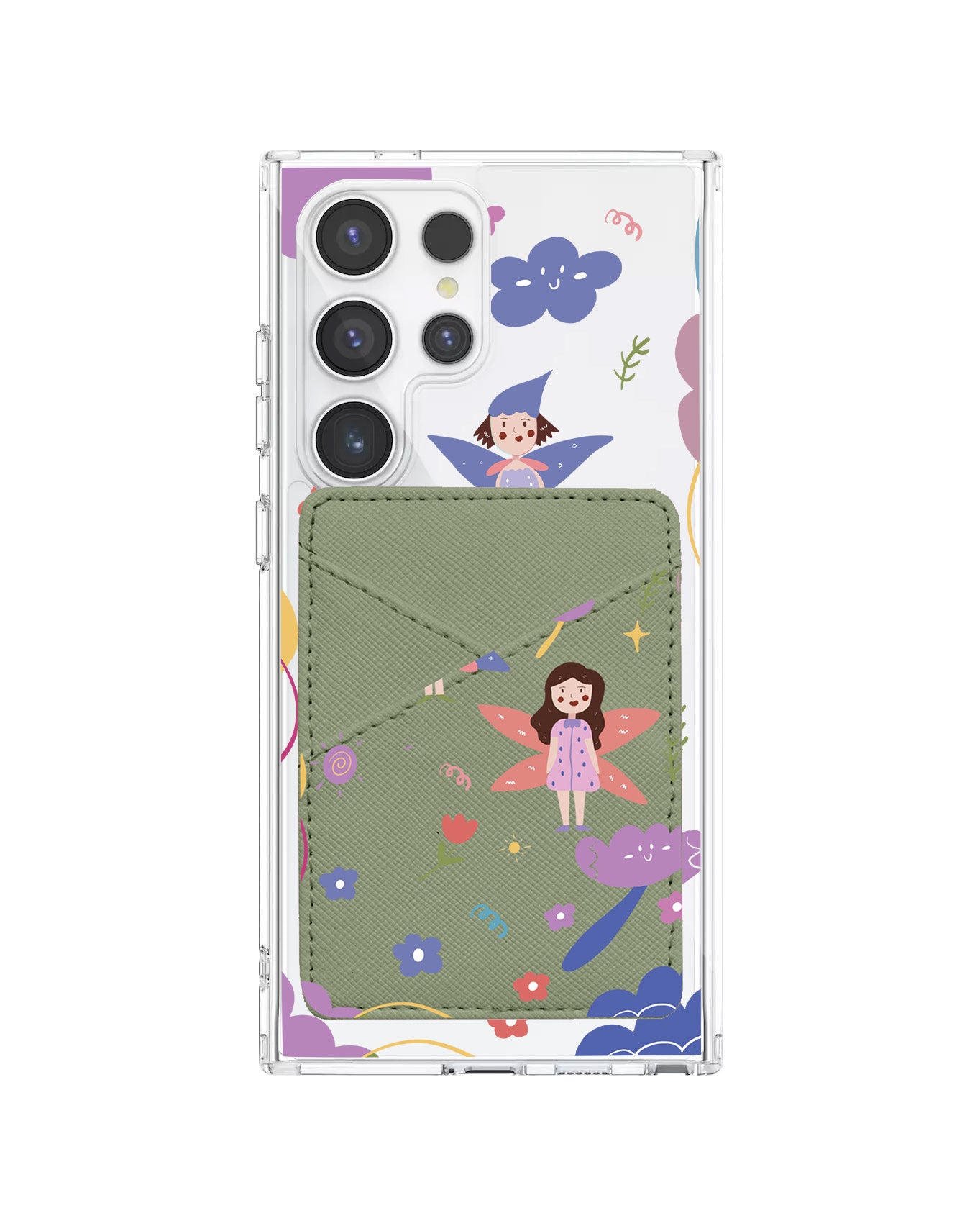 Android Phone Wallet Case - Fairy Pattern