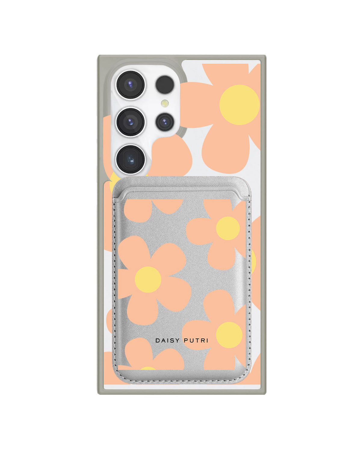 Android Magnetic Wallet Case - Daisy Love