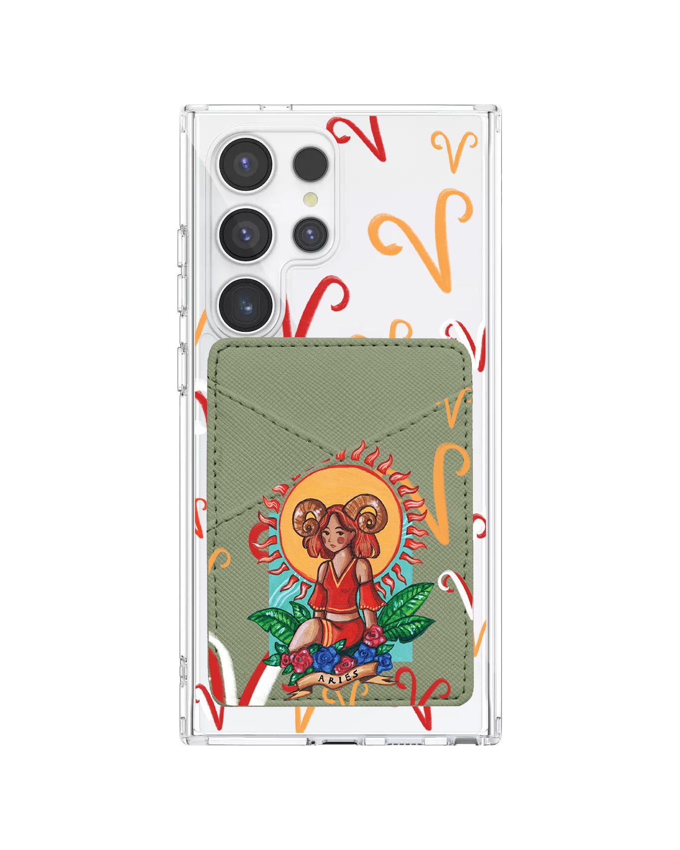 Android Phone Wallet Case - Aries