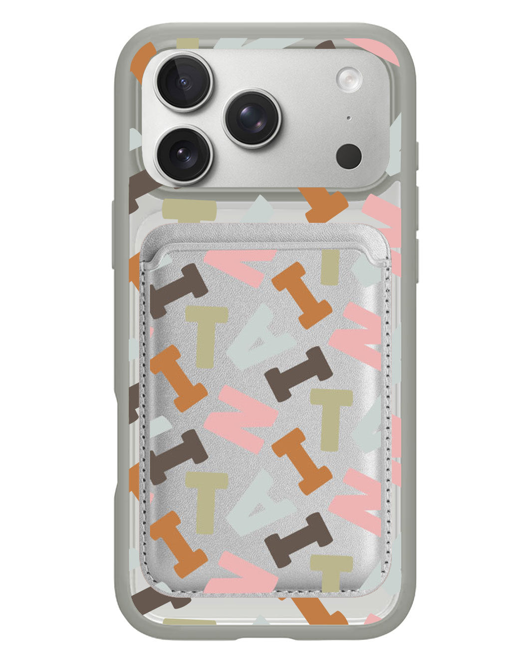 iPhone Magnetic Wallet Case - Scattered Monogram 4.0