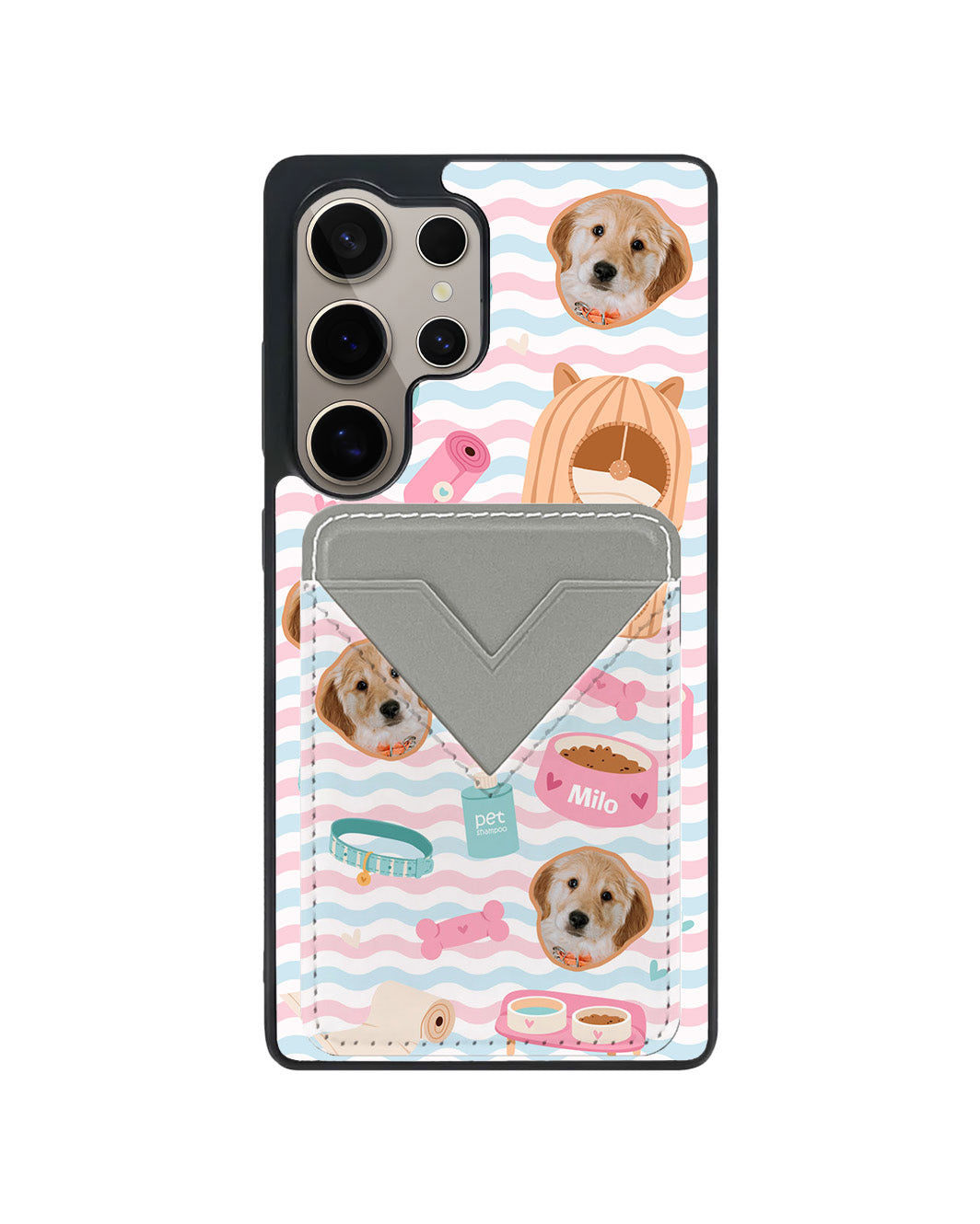 Android Avant Wallet Case - Pet Grid Puppy Life