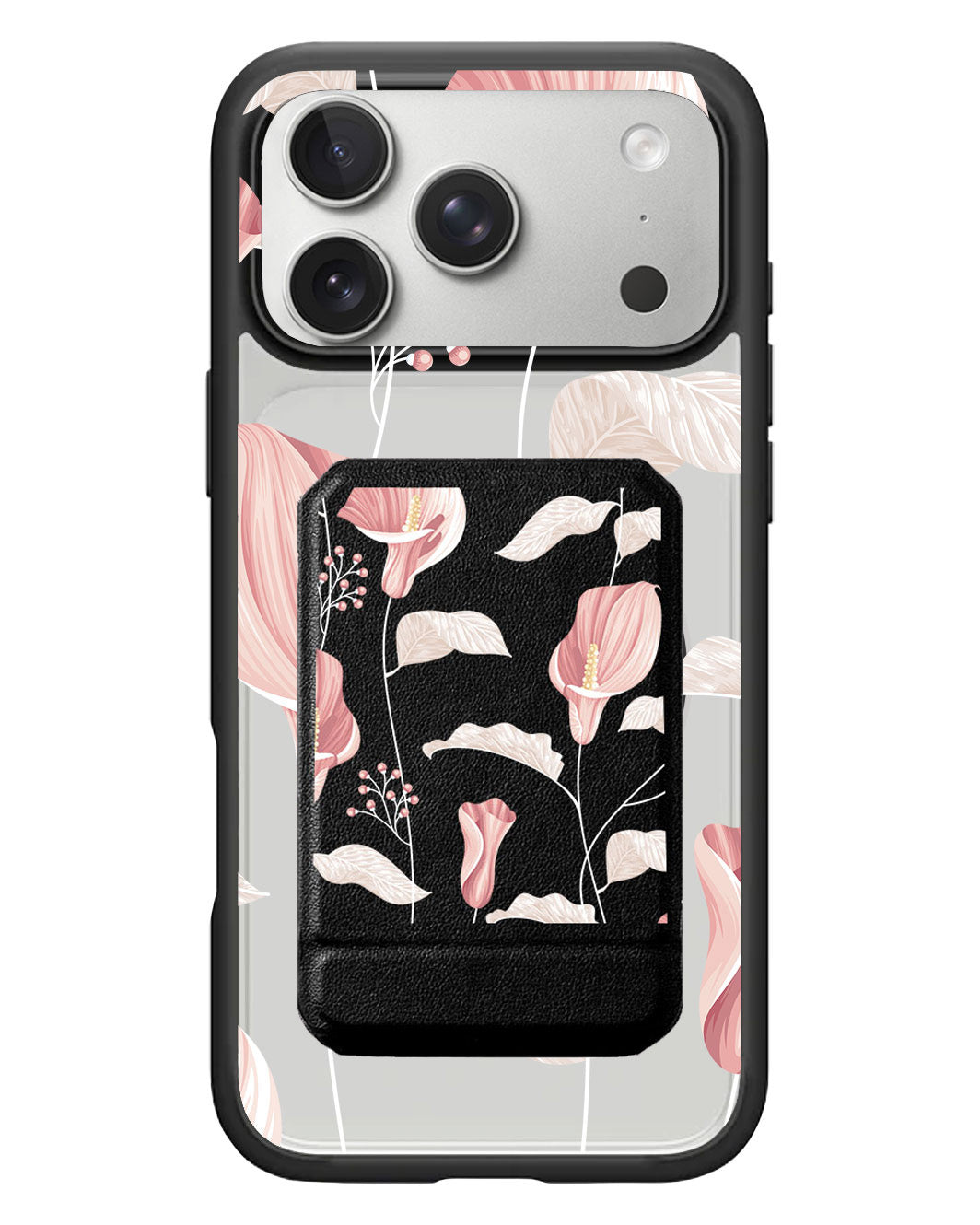 iPhone Magnetic Multifold Wallet - Easter Lily