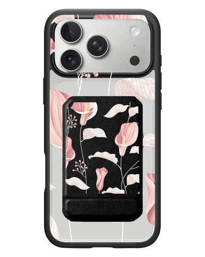 iPhone Magnetic Multifold Wallet - Easter Lily