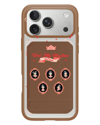iPhone Magnetic Multifold Wallet - Red Velvet Feel My Rhythm