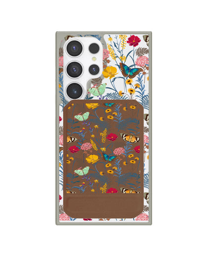 Android Magnetic Multifold Wallet - Flora Magnolia