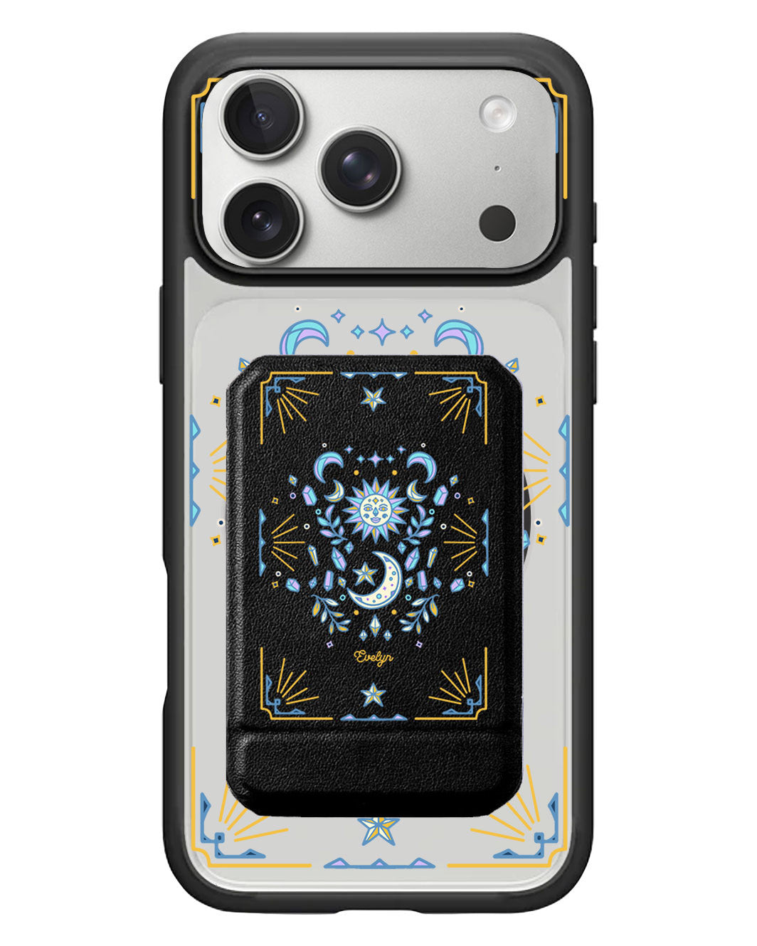 iPhone Magnetic Multifold Wallet - Cosmic Dream