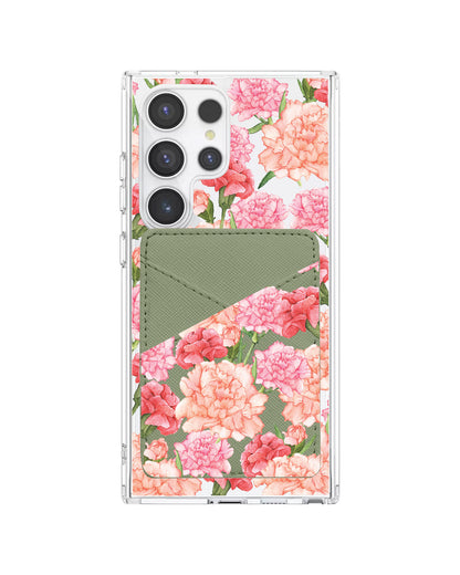 Android Phone Wallet Case - January Carnation