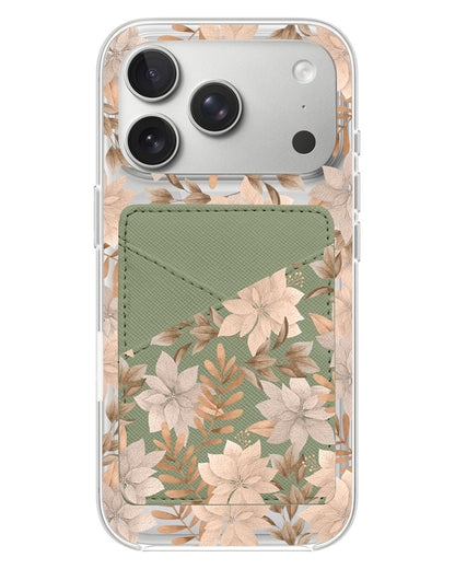 iPhone Phone Wallet Case - Rustic Lily