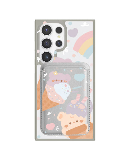 Android Magnetic Wallet Case - Ice Cream for Teddy