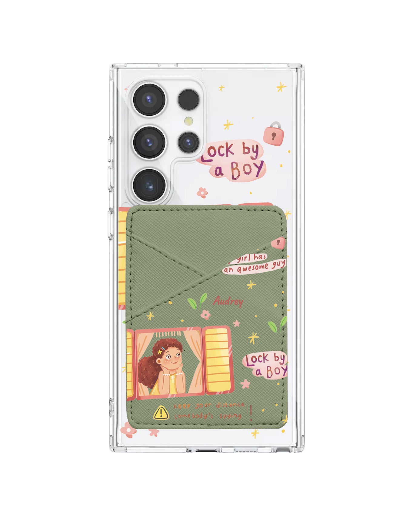Android Phone Wallet Case - Crush Girl