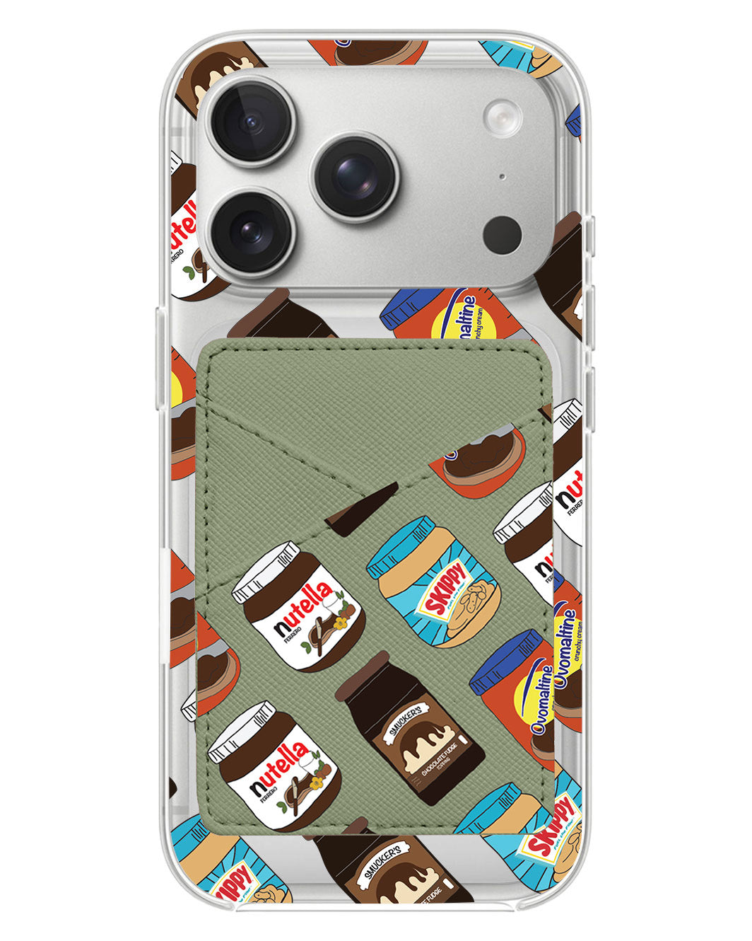 iPhone Phone Wallet Case - Choco Spread