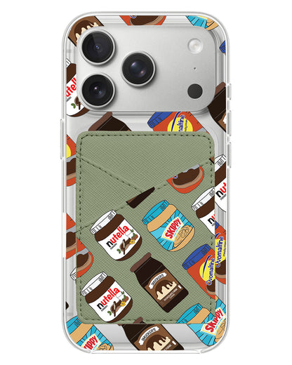 iPhone Phone Wallet Case - Choco Spread