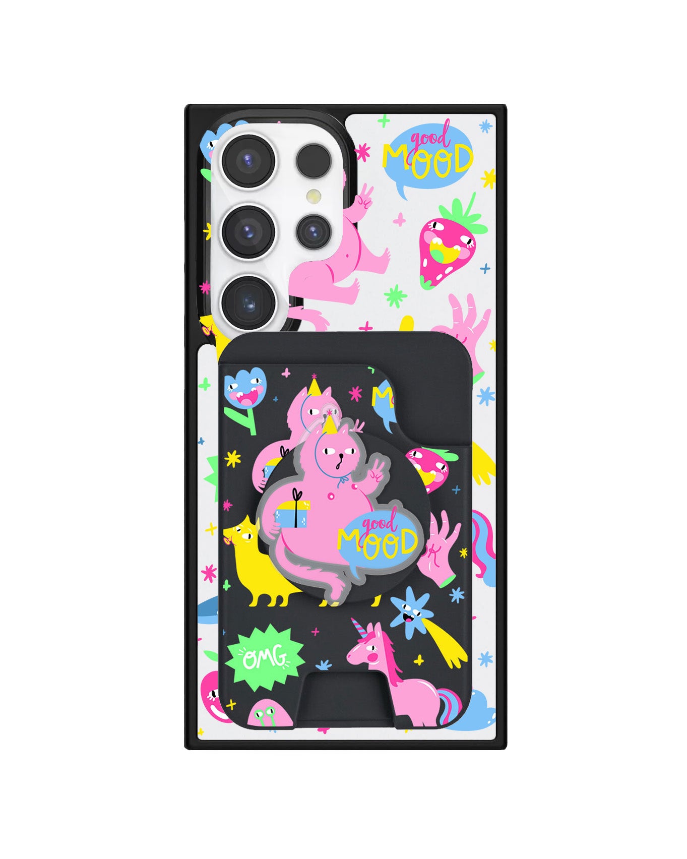 Android Magpop Wallet - Monster Say Good Mood