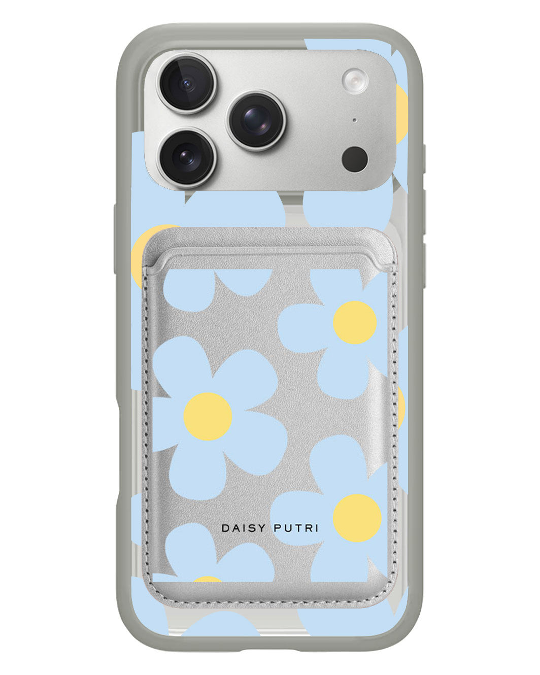 iPhone Magnetic Wallet Case - Daisy Garland