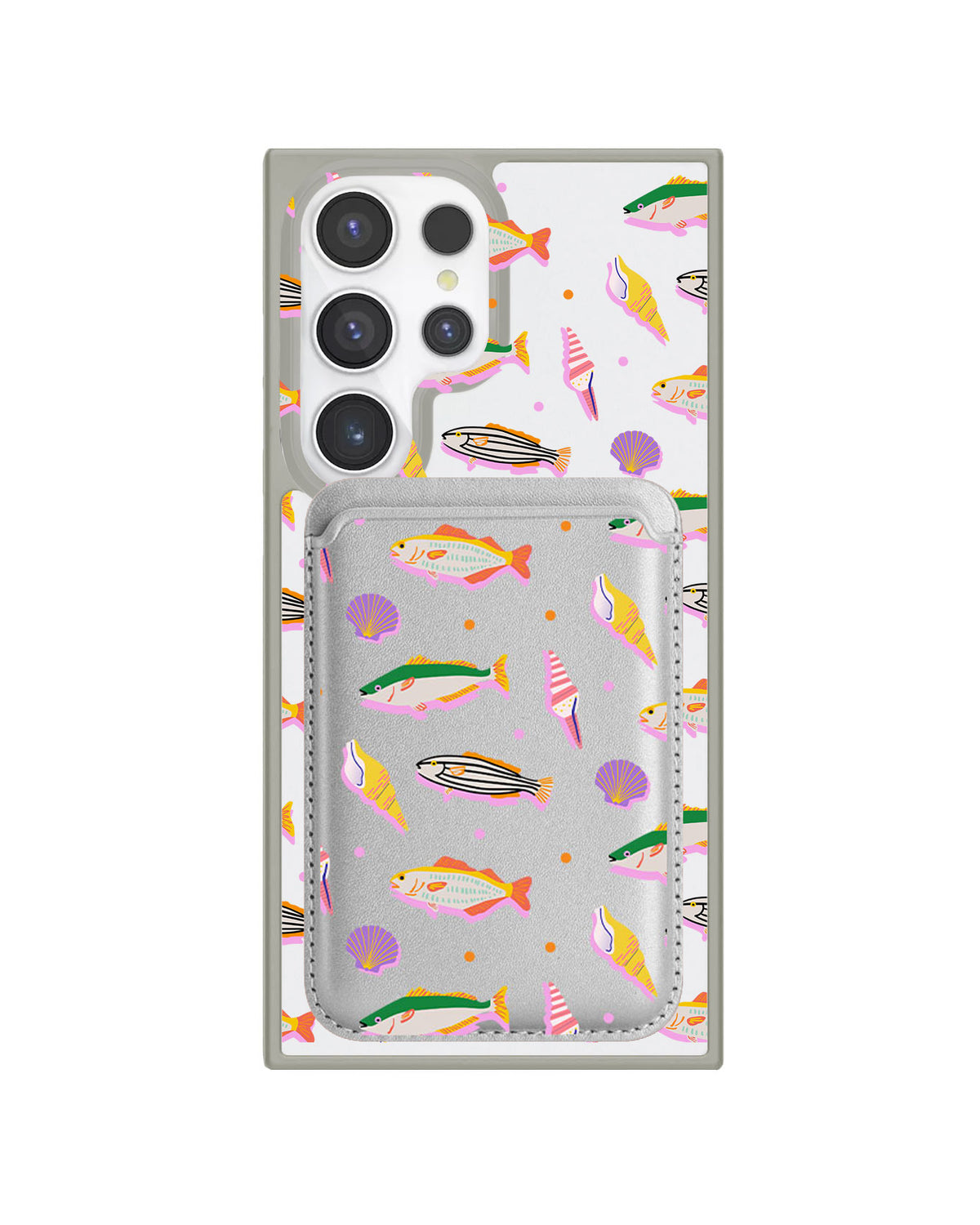 Android Magnetic Wallet Case - Sardines 3.0