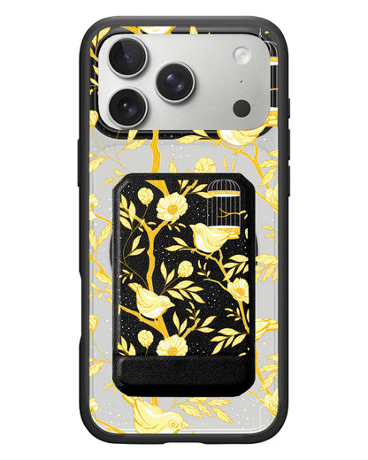 iPhone Magnetic Multifold Wallet - Lovebird Monochrome 2.0