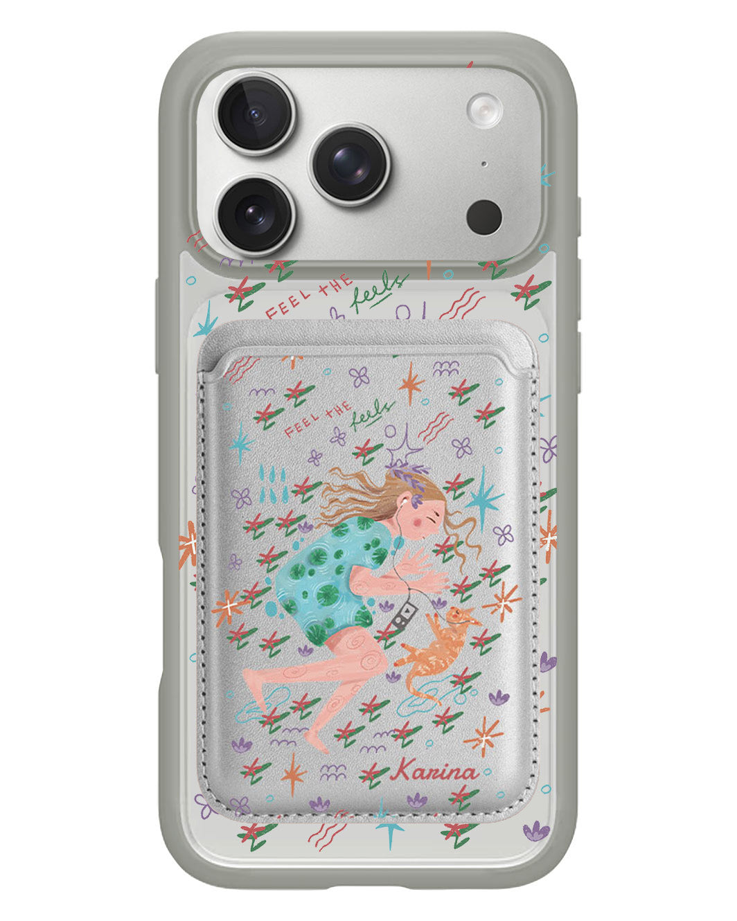iPhone Magnetic Wallet Case - Feel the Feels