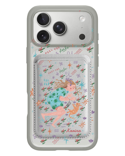 iPhone Magnetic Wallet Case - Feel the Feels