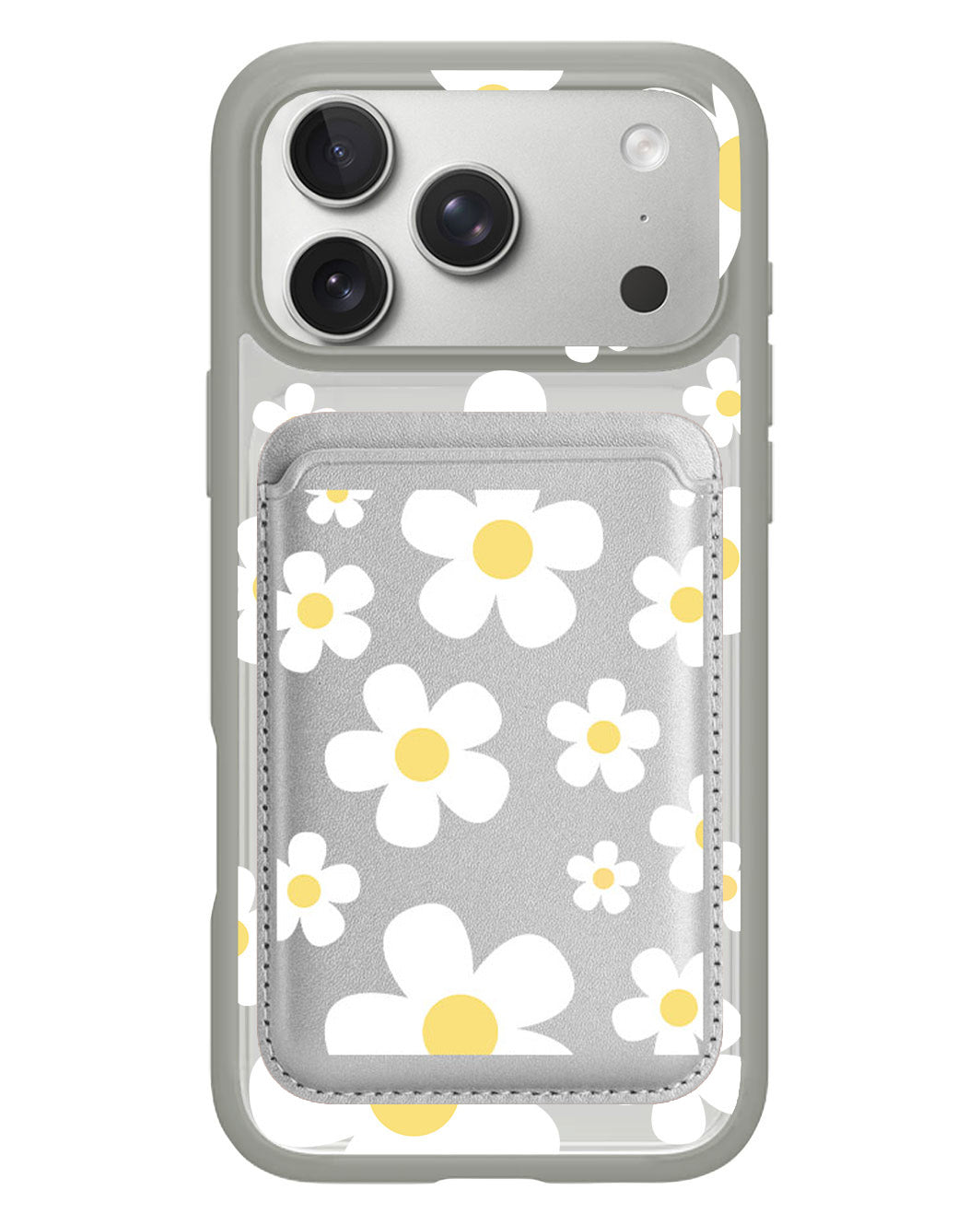 iPhone Magnetic Wallet Case - Daisy 3.0