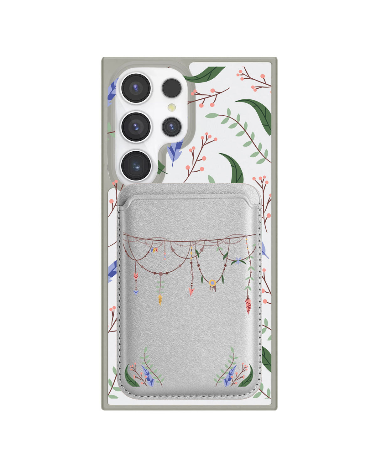 Android Magnetic Wallet Case - Bohemian