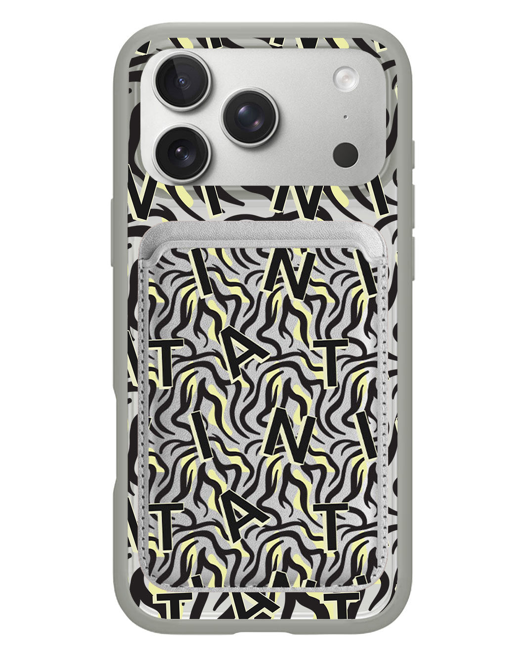 iPhone Magnetic Wallet Case - Tiger Monogram 3.0