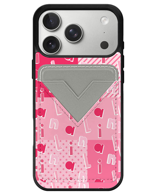 iPhone Avant Wallet Case - Abstract Monogram 2.0