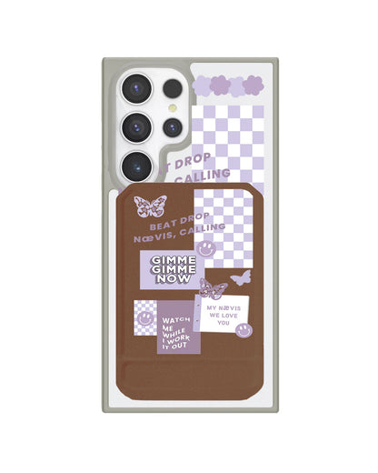 Android Magnetic Multifold Wallet - Aespa Sticker Pack