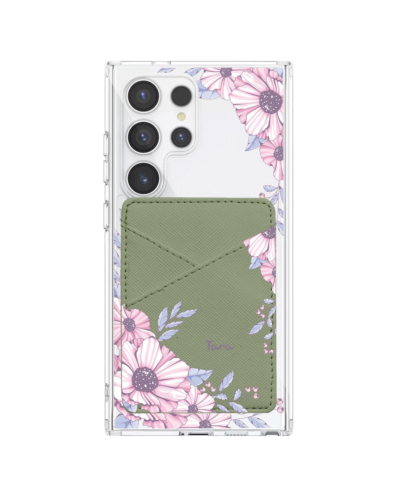 Android Phone Wallet Case - Pink Blossom