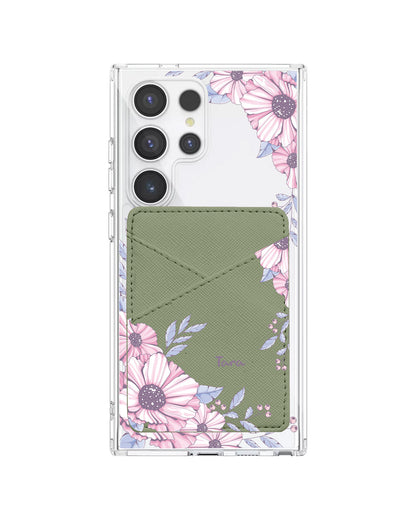 Android Phone Wallet Case - Pink Blossom