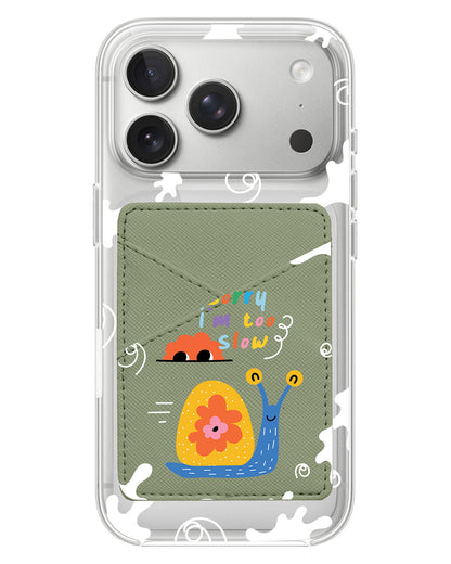 iPhone Phone Wallet Case - Sorry Being Slow