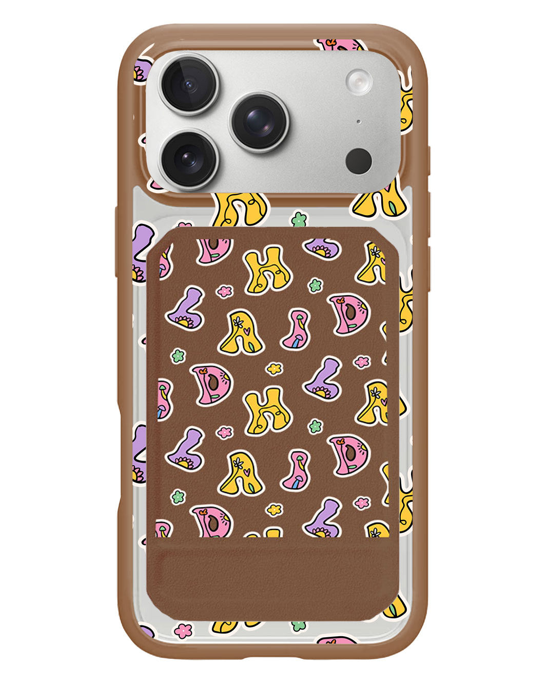 iPhone Magnetic Multifold Wallet - Playful Monogram 7.0