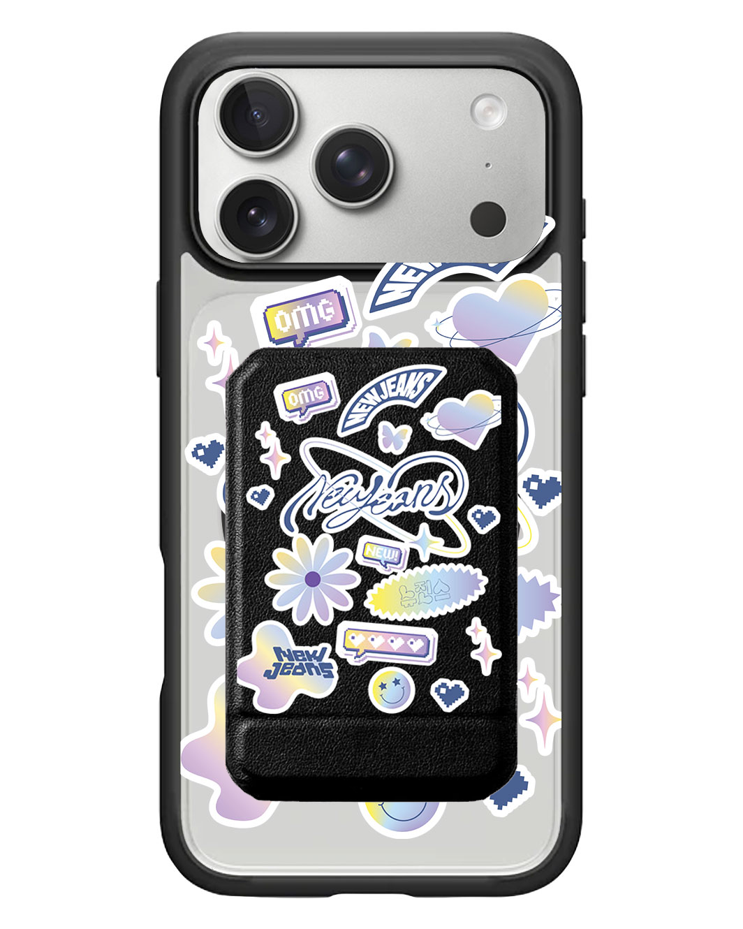 iPhone Magnetic Multifold Wallet - NewJeans OMG 2.0