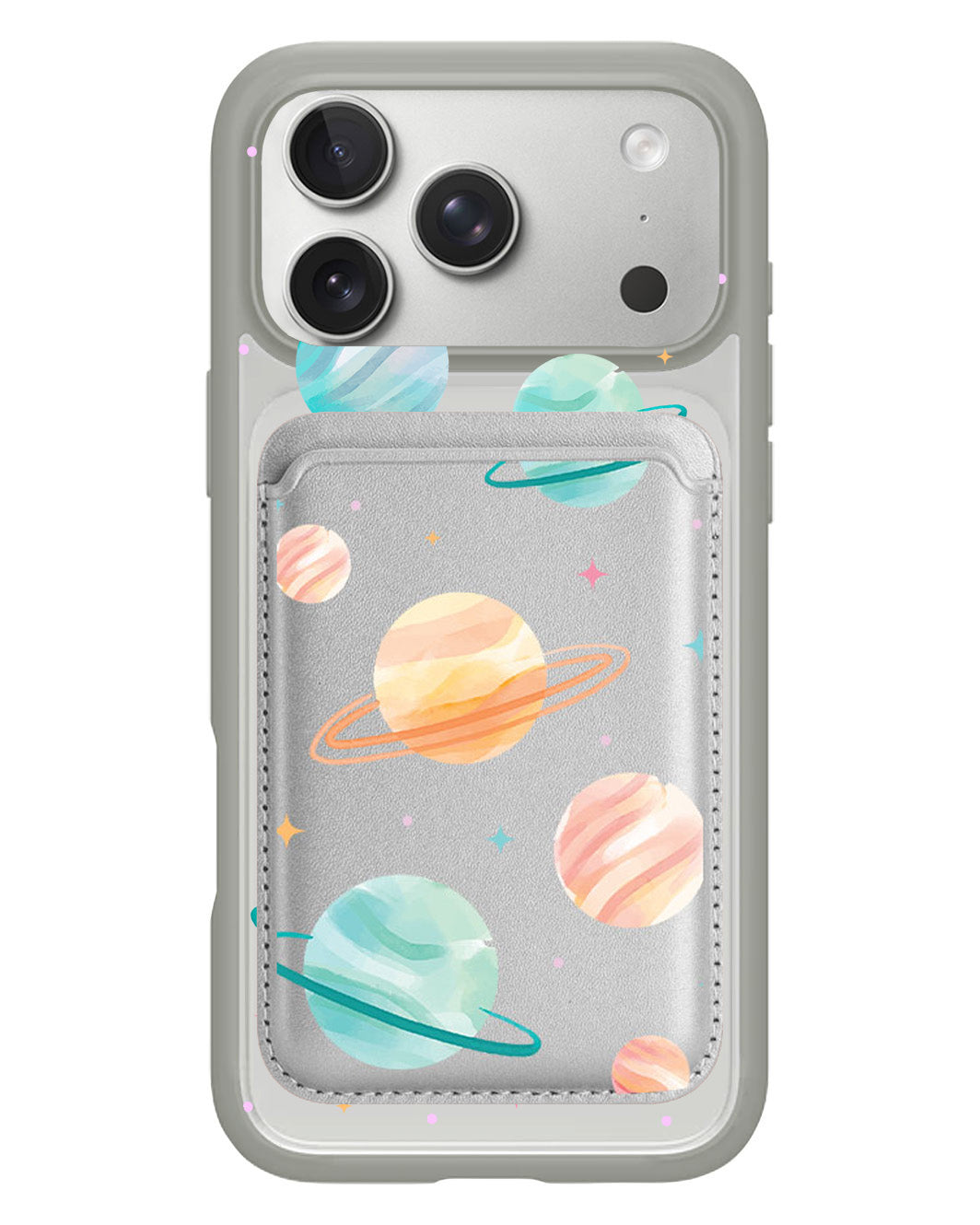 iPhone Magnetic Wallet Case - Planetarium 1.0