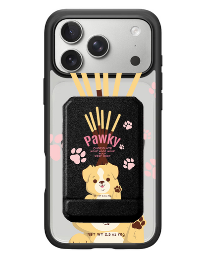 iPhone Magnetic Multifold Wallet - Pawky Dog