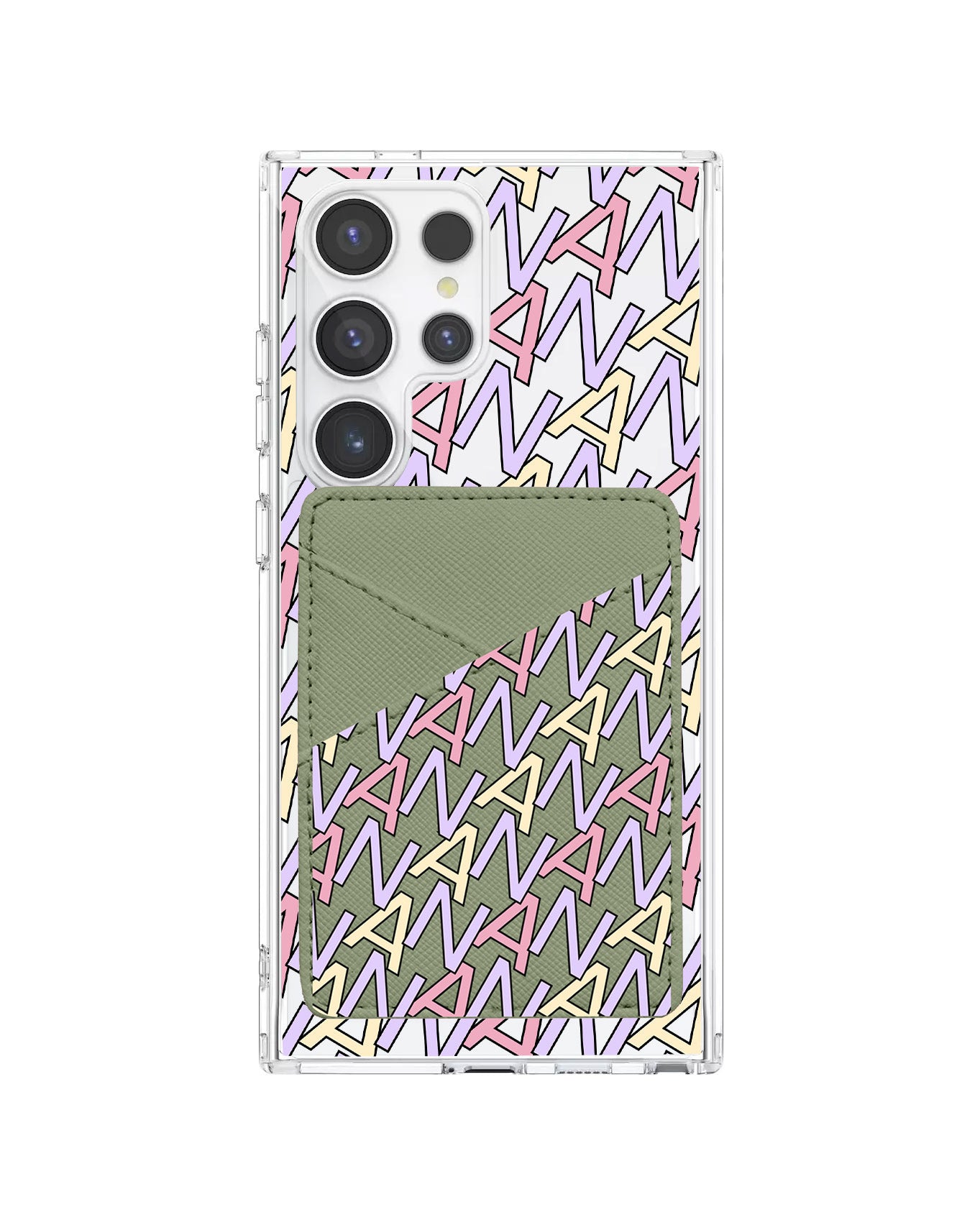 Android Phone Wallet Case - Initial 5.0 Monogram