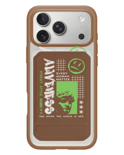 iPhone Magnetic Multifold Wallet - Alive