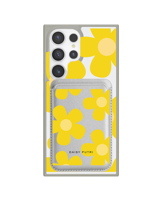 Android Magnetic Wallet Case - Daisy Sunshine