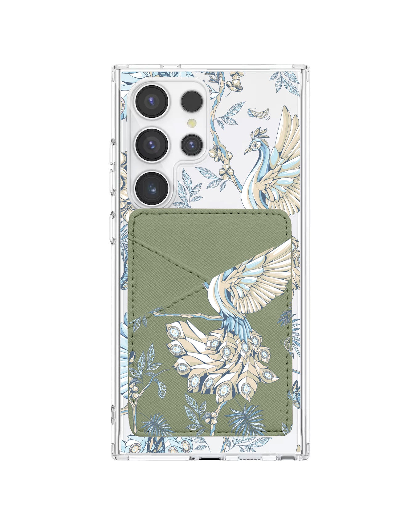 Android Phone Wallet Case - Peacock 5.0