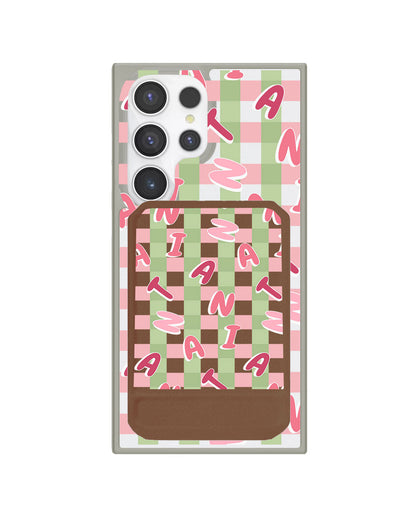 Android Magnetic Multifold Wallet - Checkered Monogram 4.0