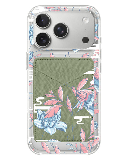 iPhone Phone Wallet Case - Fish & Floral 3.0