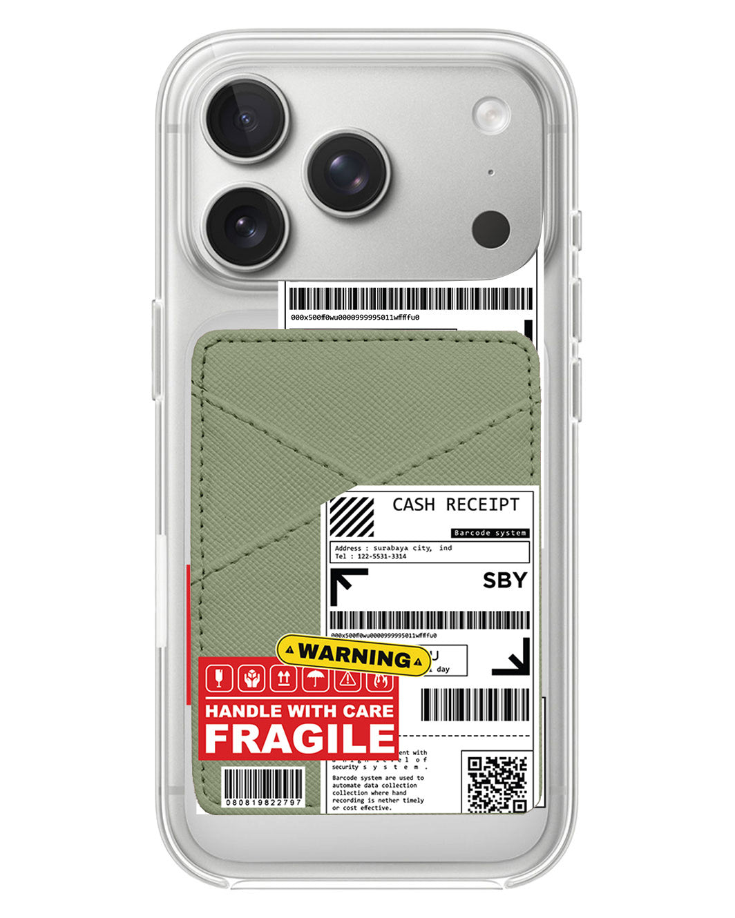 iPhone Phone Wallet Case - Shipping Label