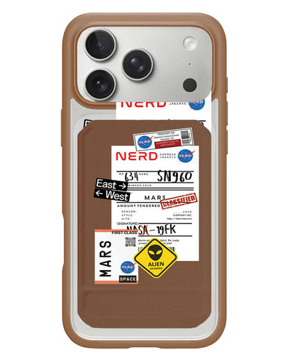 iPhone Magnetic Multifold Wallet - Ticket To Mars