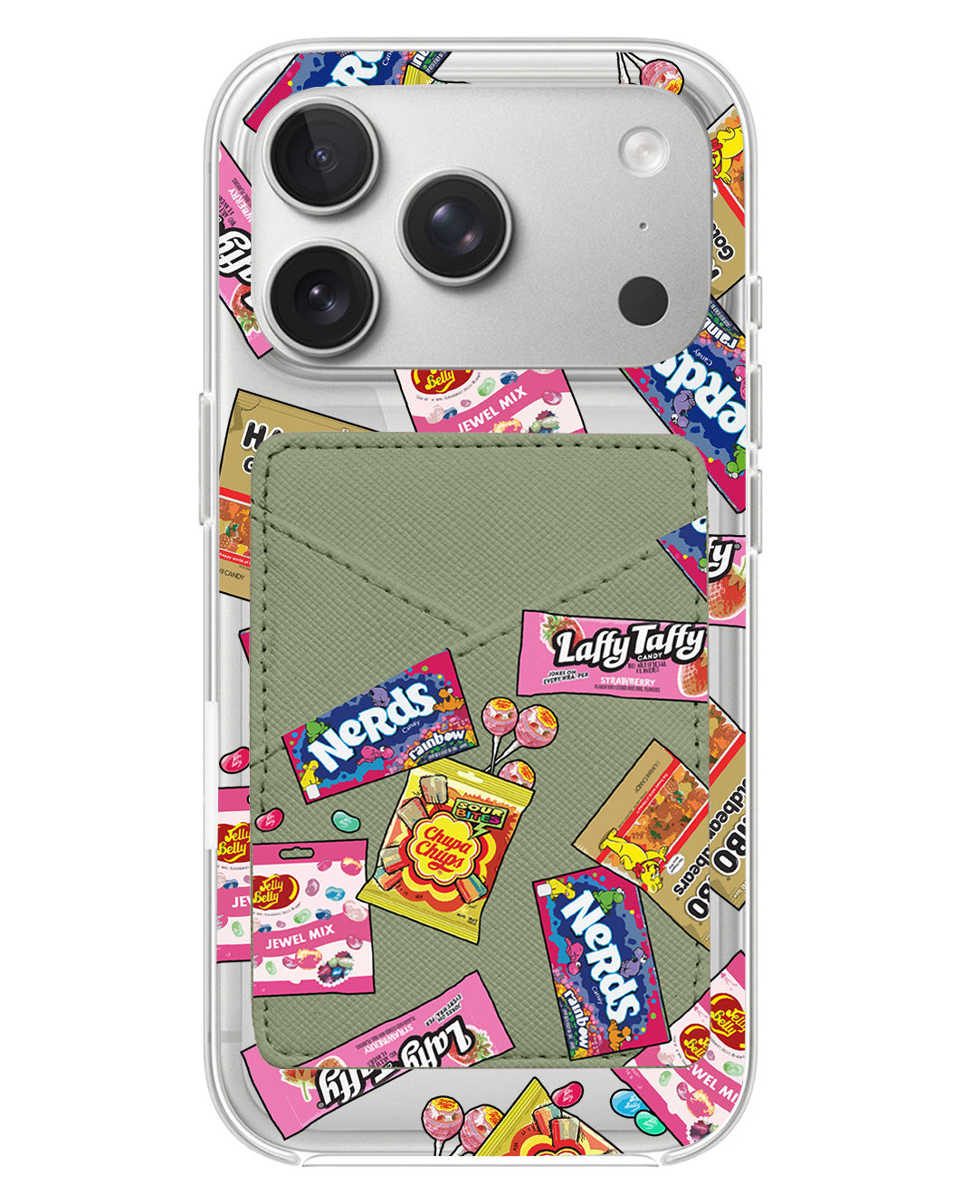 iPhone Phone Wallet Case - Sweets And Gummies
