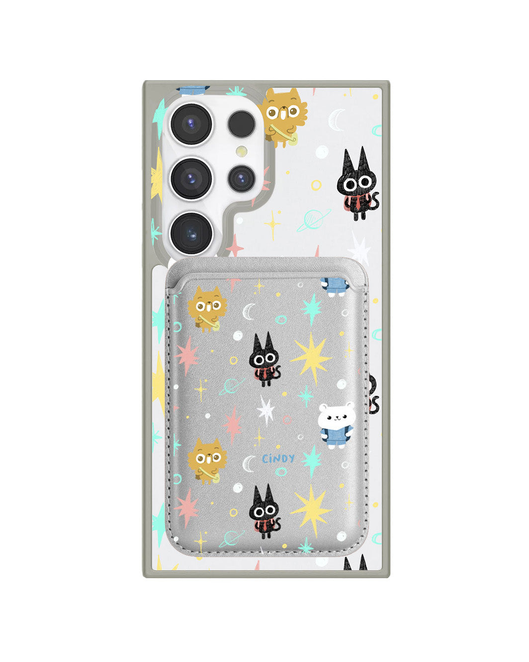 Android Magnetic Wallet Case - Backpack Traveller