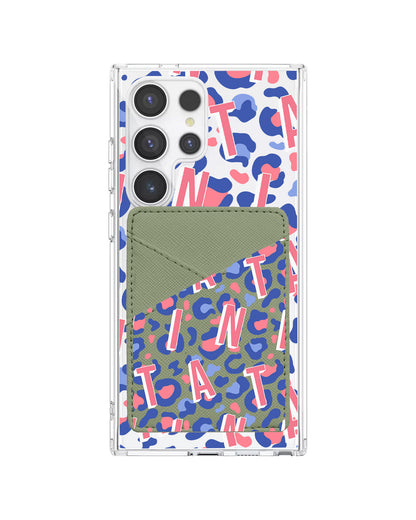 Android Phone Wallet Case - Leopard Monogram 1.0