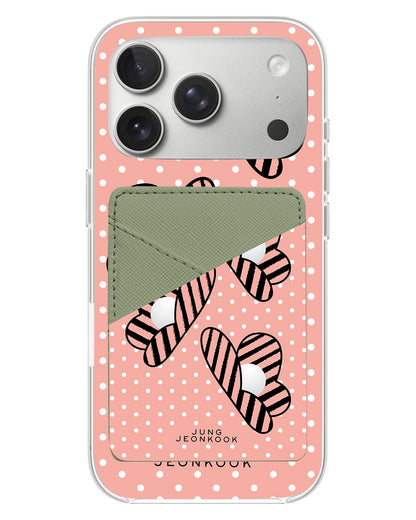 iPhone Phone Wallet Case - Pink Honey