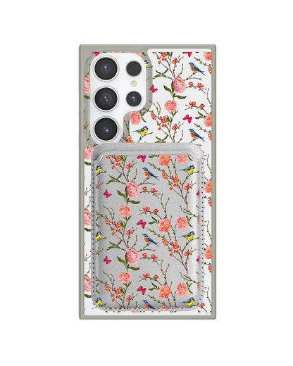 Android Magnetic Wallet Case - Flora Gardenia